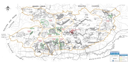 Mapa de Senahú