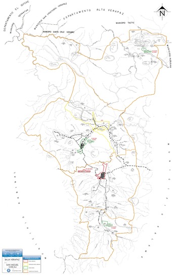 Mapa San Miguel Chicaj
