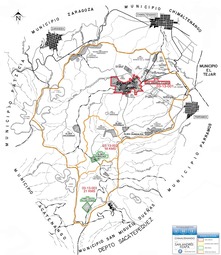Mapa de San Andrés Itzapa