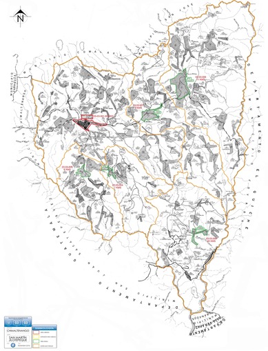 Mapa de San Martín Jilotepeque