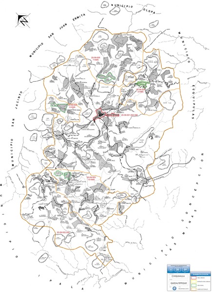 Mapa de Quetzaltepeque