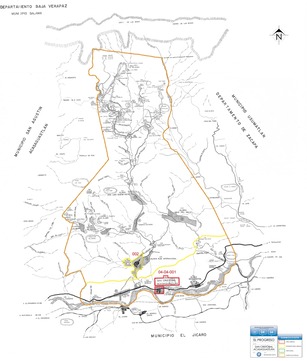 Mapa de San Cristobal Acasaguastlán