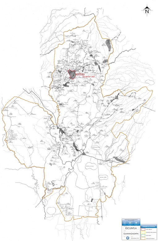 Mapa de Guanagazapa