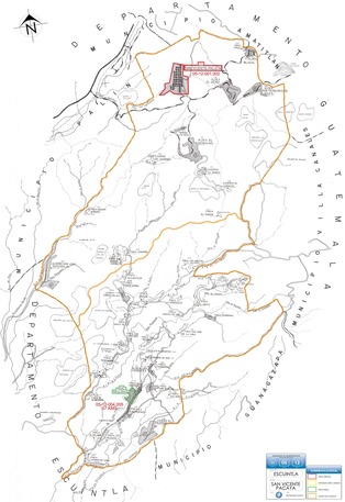 Mapa de San Vicente Ppacaya
