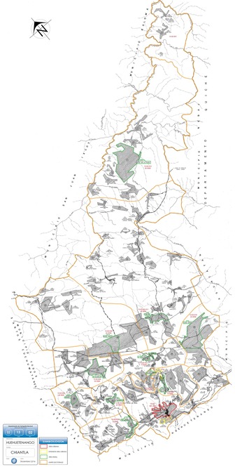 Mapa Chiantla