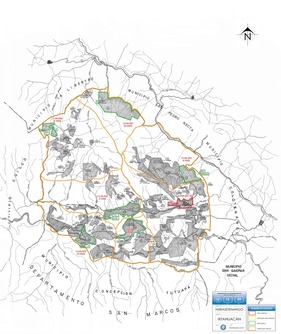 Mapa de Ixtahuacán
