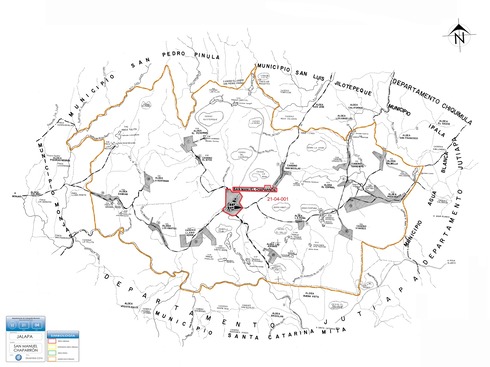 Mapa de San Manuel Chaparrón