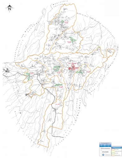 Mapa de Colomba