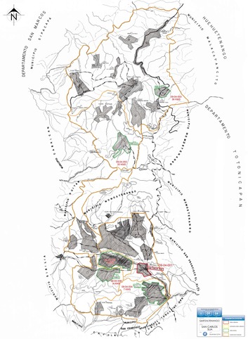 Mapa de San Carlos Sija
