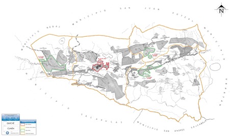 Mapa de Cunén