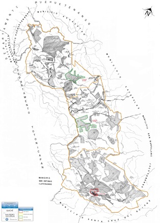 Mapa de San Pedro Jocopilas
