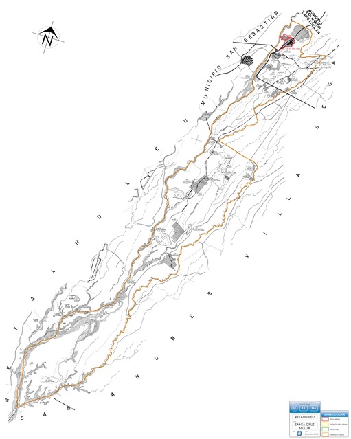 Mapa de Santa Cruz Muluá