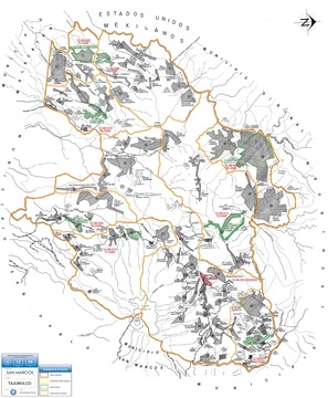 Mapa de Tajumulco