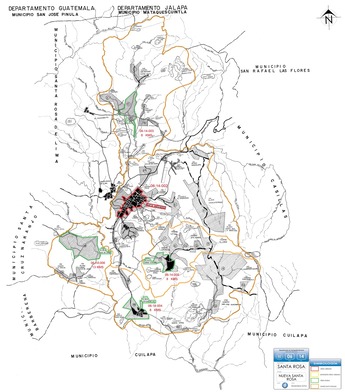 Mapa de Nuevo Santa Rosa