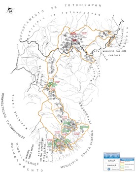 Mapa de Nahualá