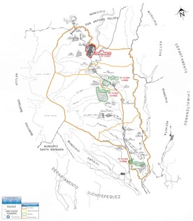 Mapa de San Lucas Tolimán