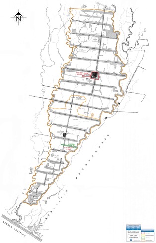 Mapa de San José la Máquina
