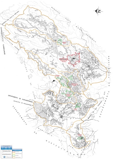 Mapa de Momostenango