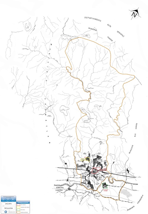Mapa de Teculután