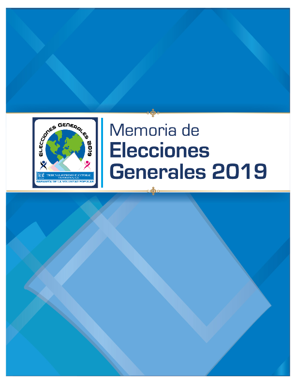 imagen para descargar Memoria de Elecciones Generales 2019