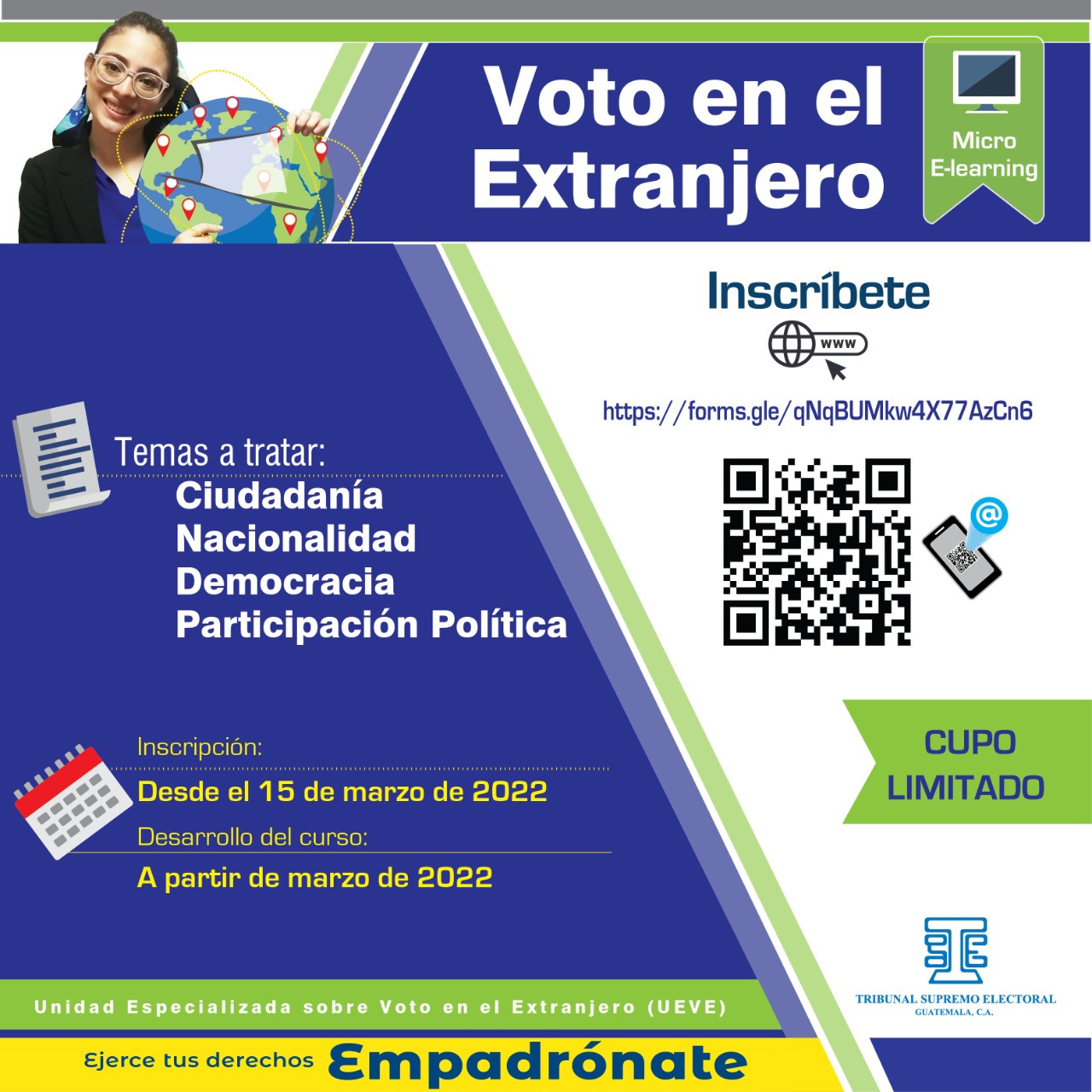 El TSE y la Unidad Especializada sobre Voto en el Extranjero (UEVE