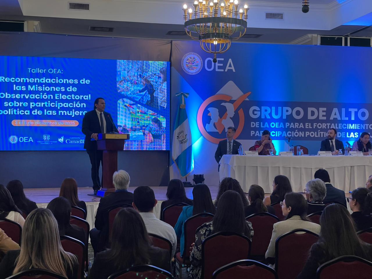 TSE participa en taller sobre participación política de la mujer coordinado por la OEA